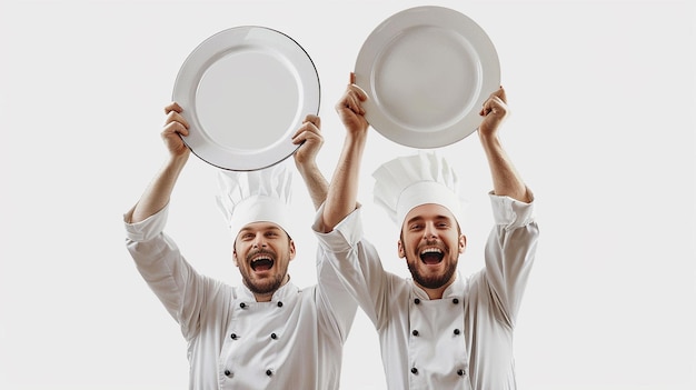 Uśmiechnięci szefowie kuchni